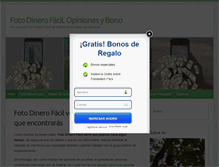 Tablet Screenshot of fotodinerofacil.org